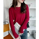 クルーネック ケーブル コンパクト 長袖 ニット | Ada. | 詳細画像41 