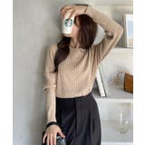 クルーネック ケーブル コンパクト 長袖 ニット | Ada. | 詳細画像46 