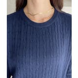 クルーネック ケーブル コンパクト 長袖 ニット | Ada. | 詳細画像52 