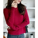 クルーネック ケーブル コンパクト 長袖 ニット | Ada. | 詳細画像8 