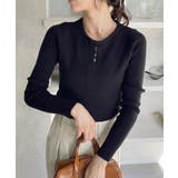 フロント カットアウト コンパクト ニット | Ada. | 詳細画像9 