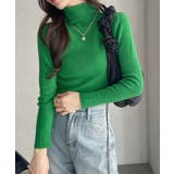 ハイネック ベーシック コンパクト ニット | Ada. | 詳細画像3 