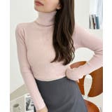 ハイネック ベーシック コンパクト ニット | Ada. | 詳細画像30 