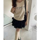 リボン デザイン ニットベスト | Ada. | 詳細画像11 
