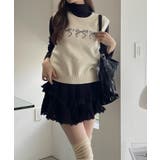 リボン デザイン ニットベスト | Ada. | 詳細画像17 