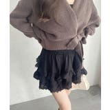 カシュクールデザイン リボン カーディガン ニットトップス | Ada. | 詳細画像29 