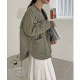 ミドル丈 キルティング 中綿 コート | Ada. | 詳細画像13