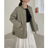 ミドル丈 キルティング 中綿 コート | Ada. | 詳細画像5