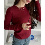 ウエスト サイド シャーリング クルーネック コンパクトニット | Ada. | 詳細画像6 