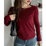 ウエスト サイド シャーリング クルーネック コンパクトニット | Ada. | 詳細画像8 