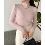 ぷちハイネック 肩パフ コンパクト ニット | Ada. | 詳細画像30 