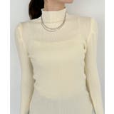 ぷちハイネック 肩パフ コンパクト ニット | Ada. | 詳細画像36 