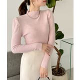 ぷちハイネック 肩パフ コンパクト ニット | Ada. | 詳細画像4 