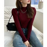 ぷちハイネック 肩パフ コンパクト ニット | Ada. | 詳細画像5 