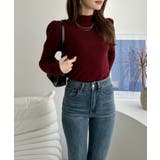 ぷちハイネック 肩パフ コンパクト ニット | Ada. | 詳細画像9 