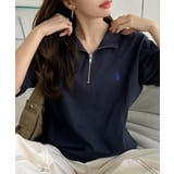 U.S. POLO ASSN. ハーフジップ Tシャツ | Ada. | 詳細画像4 