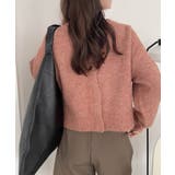 ギャザーハンドル フェイクレザー トライアングル バッグ | Ada. | 詳細画像8