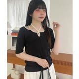マルチストラップ リブインナー 半袖トップス | Ada. | 詳細画像19 