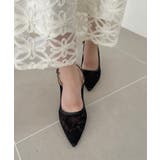 総レース ポインテッド ヒールパンプス | Ada. | 詳細画像4 