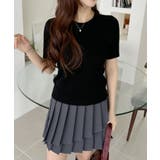 ケーブル デザイン ニット半袖 | Ada. | 詳細画像25 