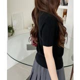 ケーブル デザイン ニット半袖 | Ada. | 詳細画像28 