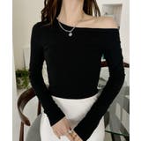 ワンショル デザイン クロップド 長袖 カットソー | Ada. | 詳細画像36