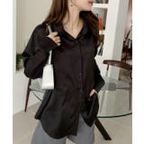 ベーシック ゆる サテン ブラウス | Ada. | 詳細画像10 