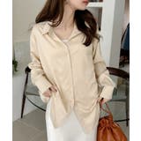 ベーシック ゆる サテン ブラウス | Ada. | 詳細画像14 