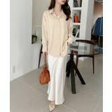 ベーシック ゆる サテン ブラウス | Ada. | 詳細画像16 