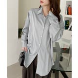 ベーシック ゆる サテン ブラウス | Ada. | 詳細画像24 