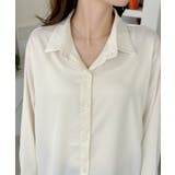 ベーシック ゆる サテン ブラウス | Ada. | 詳細画像28 