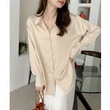 ベーシック ゆる サテン ブラウス | Ada. | 詳細画像3 