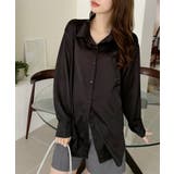 ベーシック ゆる サテン ブラウス | Ada. | 詳細画像9 