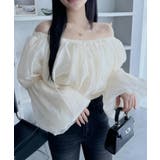 シフォン ふんわり オフショル クロップド トップス | Ada. | 詳細画像29
