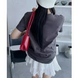 リボン ワンポイント 刺繍 半袖 Tシャツ | Ada. | 詳細画像15