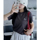 リボン ワンポイント 刺繍 半袖 Tシャツ | Ada. | 詳細画像2