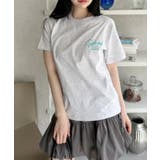 サガラ刺繍 半袖 ロゴ Tシャツ | Ada. | 詳細画像10