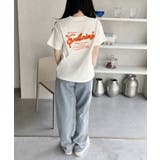 サガラ刺繍 半袖 ロゴ Tシャツ | Ada. | 詳細画像12