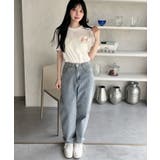サガラ刺繍 半袖 ロゴ Tシャツ | Ada. | 詳細画像14