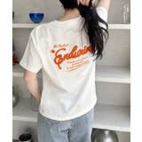 サガラ刺繍 半袖 ロゴ Tシャツ | Ada. | 詳細画像2