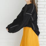 ステッチデザインオーバーサイズスウェット 秋 冬 | Ada. | 詳細画像8