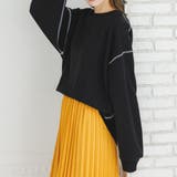 ステッチデザインオーバーサイズスウェット 秋 冬 | Ada. | 詳細画像9
