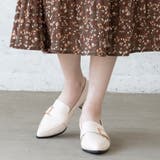 バックルデザインローファー 春 フェイクレザー | Ada. | 詳細画像9