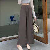 プリーツワイドパンツ ストレート ハイウエスト | Ada. | 詳細画像15