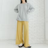 プリーツワイドパンツ ストレート ハイウエスト | Ada. | 詳細画像19