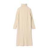タートルネックニットワンピース リブ ロング | Ada. | 詳細画像21