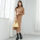 タートルネックニットワンピース リブ ロング | Ada. | 詳細画像4