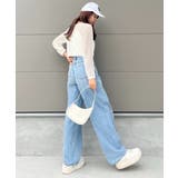 メッシュクロップドカーディガン ショート丈 長袖 | Ada. | 詳細画像11