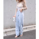 メッシュクロップドカーディガン ショート丈 長袖 | Ada. | 詳細画像40