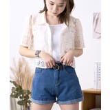 クロシェレースショートシャツ レース ショート丈 | Ada. | 詳細画像22 